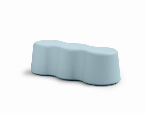 Ławka Peanuts Lyxo Design, ławka na dwór, ławka plastikowa, ławka z tworzywa sztucznego, ławka designerska, ławka na taras, ławka do ogrodu, ławka kolorowa