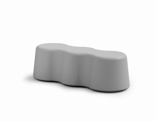 Ławka Peanuts Lyxo Design, ławka na dwór, ławka plastikowa, ławka z tworzywa sztucznego, ławka designerska, ławka na taras, ławka do ogrodu, ławka kolorowa