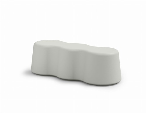 Ławka Peanuts Lyxo Design, ławka na dwór, ławka plastikowa, ławka z tworzywa sztucznego, ławka designerska, ławka na taras, ławka do ogrodu, ławka kolorowa