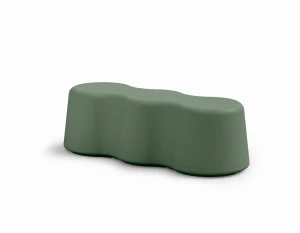 Ławka Peanuts 3 ciemnozielony SMD - Lyxo Design