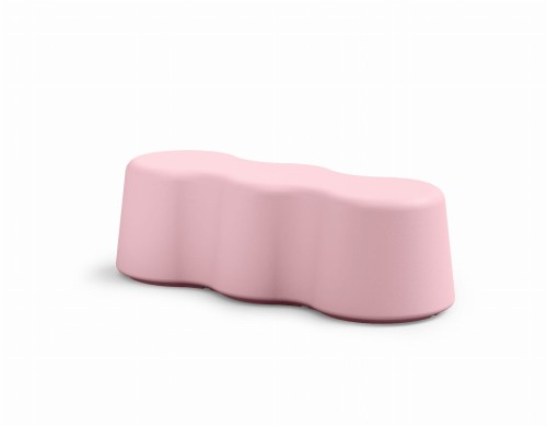 Ławka Peanuts Lyxo Design, ławka na dwór, ławka plastikowa, ławka z tworzywa sztucznego, ławka designerska, ławka na taras, ławka do ogrodu, ławka kolorowa