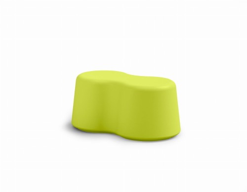 Ławka Peanuts Lyxo Design, ławka na dwór, ławka plastikowa, ławka z tworzywa sztucznego, ławka designerska, ławka na taras, ławka do ogrodu, ławka kolorowa