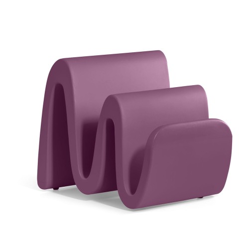 Stojak na gazety Wave Lyxo Design, stojak na gazety designerski, stojak na gazety z tworzywa sztucznego, stojak na gazety outdoorowy, stojak na gazety na dwór