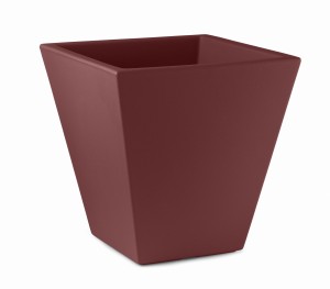 Donica Cosmos Square Pot czerwony GNT - Lyxo Design    