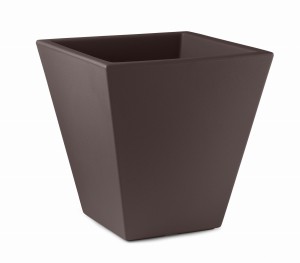 Donica Cosmos Square Pot jasnobrązowy TPZ - Lyxo Design