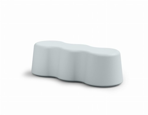 Ławka Peanuts Lyxo Design, ławka na dwór, ławka plastikowa, ławka z tworzywa sztucznego, ławka designerska, ławka na taras, ławka do ogrodu, ławka kolorowa