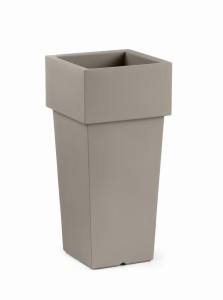 Donica Gemini Square Cache-Pot beżowy AMB - Lyxo Design  