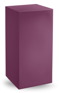 Stołek barowy Cube fioletowy AMT - Lyxo Design