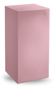 Stołek barowy Cube różowy QRZ - Lyxo Design