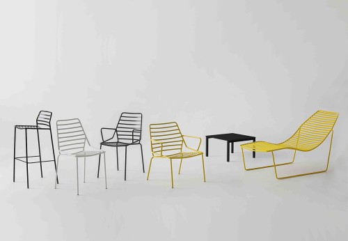 fotel Link, fotel Gaber, fotel do restauracji, fotel outdoorowy, fotel na taras, fotel metalowy, fotel do przestrzeni komercyjnych