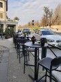 hoker Nuta, Gaber, hoker do kawiarni, hoker tarasowy, ażurowy hoker, nowoczesny hoker z tworzywa, ergonomiczny hoker, hoker sztaplowany, włoski design