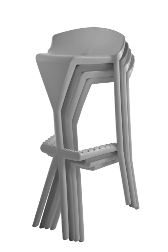 hoker nowoczesny, hoker designerski, hoker z tworzywa, hoker outdoor, futurystyczny hoker, nietypowe meble, hoker ogrodowy, hoker do baru, Shiver stool
