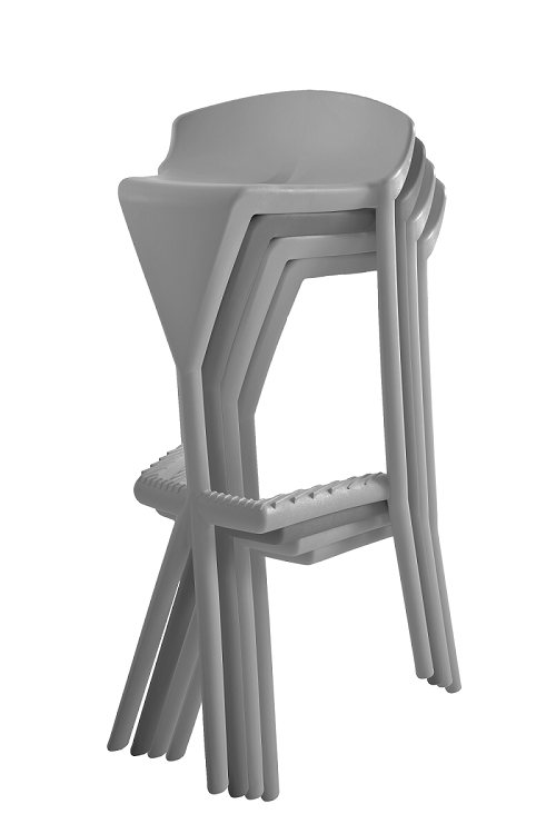 hoker nowoczesny, hoker designerski, hoker z tworzywa, hoker outdoor, futurystyczny hoker, nietypowe meble, hoker ogrodowy, hoker do baru, Shiver stool