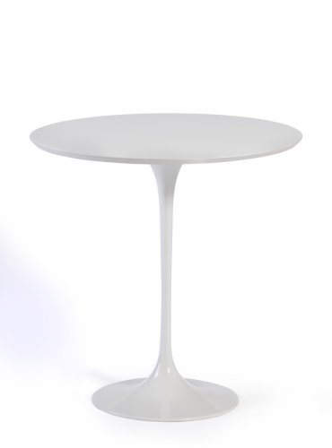 stół kawiarniany, stół do restauracji, biały stół, stół okrągły, aluminiowa noga, stół na jednej nodze, design włoski, stół Saturnino, stół nowoczesny, stół do hotelu