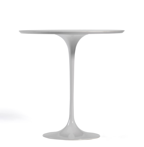 stół kawiarniany, stół do restauracji, biały stół, stół okrągły, aluminiowa noga, stół na jednej nodze, design włoski, stół Saturnino, stół nowoczesny, stół do hotelu