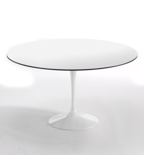 stół okrągły, stół jadalniany, stół restauracyjny, stół konferencyjny, Saturno, biały stół, nowoczesny stół, minimalistyczny design, stół z jedną nogą, duży stół