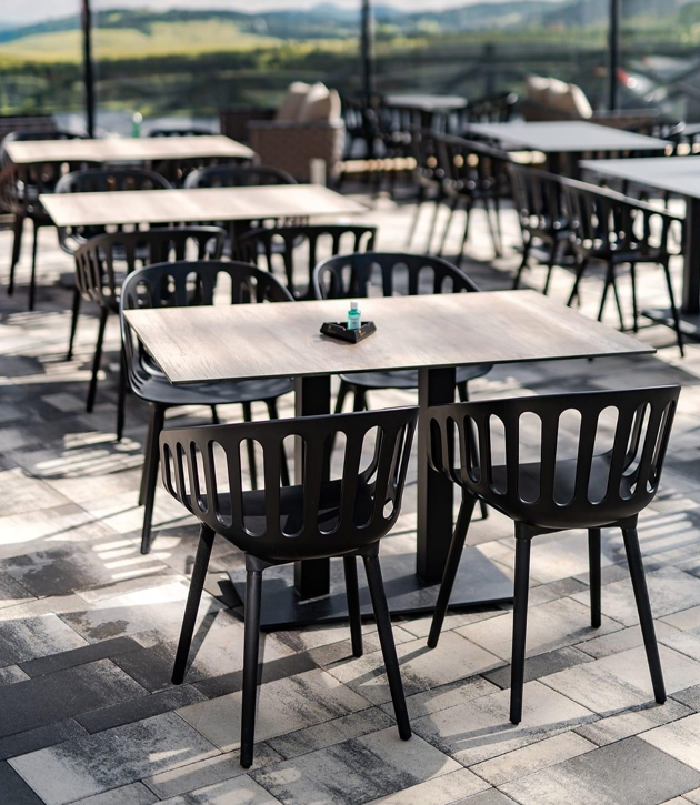 krzesło Basket, krzesło kubełkowe, krzesło outdoorowe, krzesło z tworzywa, krzesło do jadalni, krzesło do kuchni, krzesło do restauracji, włoski design, krzesło Gaber