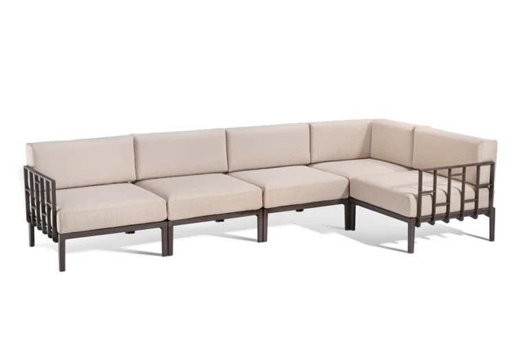 sofa Engels, sofa pięcioosobowa, sofa na taras, sofa do ogrodu, sofa outdoorowa, sofa odporna na warunki atmosferyczne, sofa Gaber