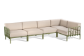 sofa Engels, sofa pięcioosobowa, sofa na taras, sofa do ogrodu, sofa outdoorowa, sofa odporna na warunki atmosferyczne, sofa Gaber