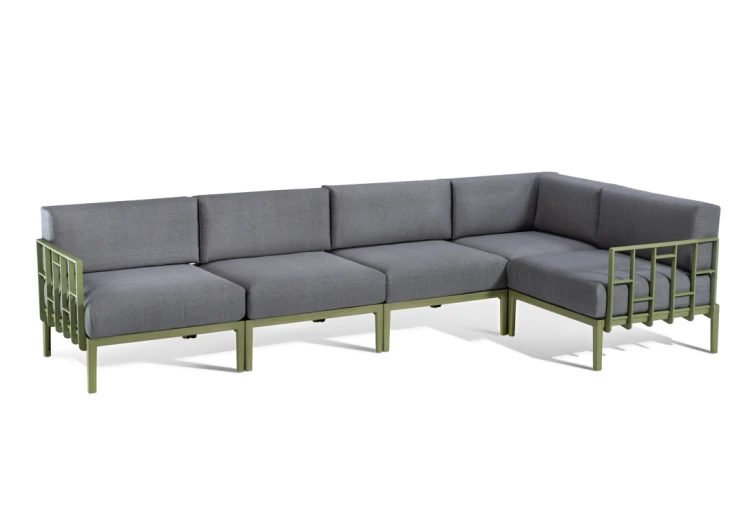 sofa Engels, sofa pięcioosobowa, sofa na taras, sofa do ogrodu, sofa outdoorowa, sofa odporna na warunki atmosferyczne, sofa Gaber