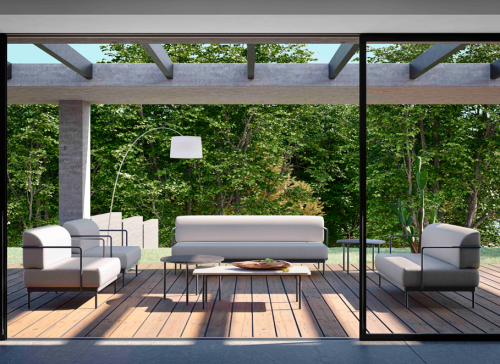 sofa Etesian, sofa Gaber, meble modułowe, seria Etesian, meble outdoorowe, meble ogrodowe, meble do przestrzeni komercyjnych, meble do salonu, nowoczesny design