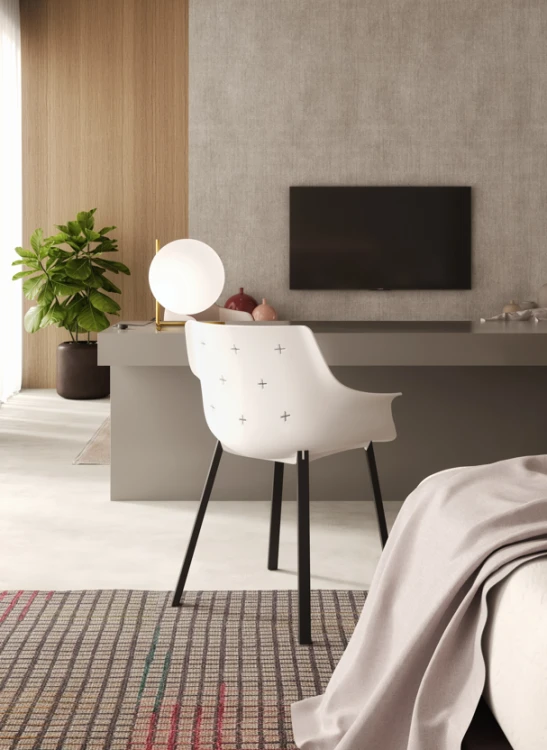 krzesło More, ergonomiczne krzesło, krzesło z podłokietnikami, krzesło do jadalni, krzesło do biura, krzesło konferencyjne, krzesło do restauracji, krzesło do kawiarni, designerskie krzesło, krzesło z tworzywa
