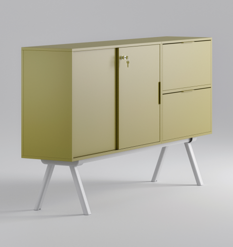 szafka Low Cabinet, szafka Gaber, szafka do biura, szafka do przechowywania dokumentów, przechowywanie segregatorów, nowoczesny design