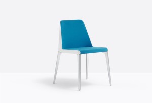 Pedrali Krzesło Laja 880 Biały-niebieski