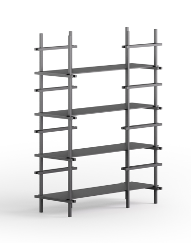 regał Display, regał Gaber, regał metalowy, regał do biura, regał do salonu, nowoczesny regał, włoski design