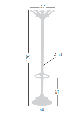 wieszak Lux, wieszak stojący, wieszak Gaber, włoski design, elegancki wieszak, nowoczesny wieszak, wieszak aluminiowy, wieszak z tworzywa sztucznego, stabilny wieszak, funkcjonalny wieszak, designerski wieszak