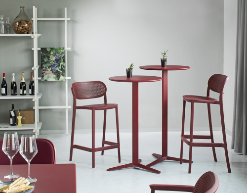 stolik barowy Arket, stolik barowy Gaber, stolik barowy do restauracji, stolik barowy do kawiarni, stolik outdoorowy, stolik na taras, stolik na balkon, stolik do ogródka restauracyjnego