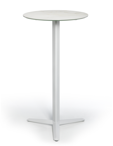 stolik barowy Arket, stolik Gaber, stolik ze stali, stolik outdoorowy, stolik odporny na warunki atmosferyczne, stolik na taras, stolik do przestrzeni komercyjnych, włoski design, gres porcelanowy