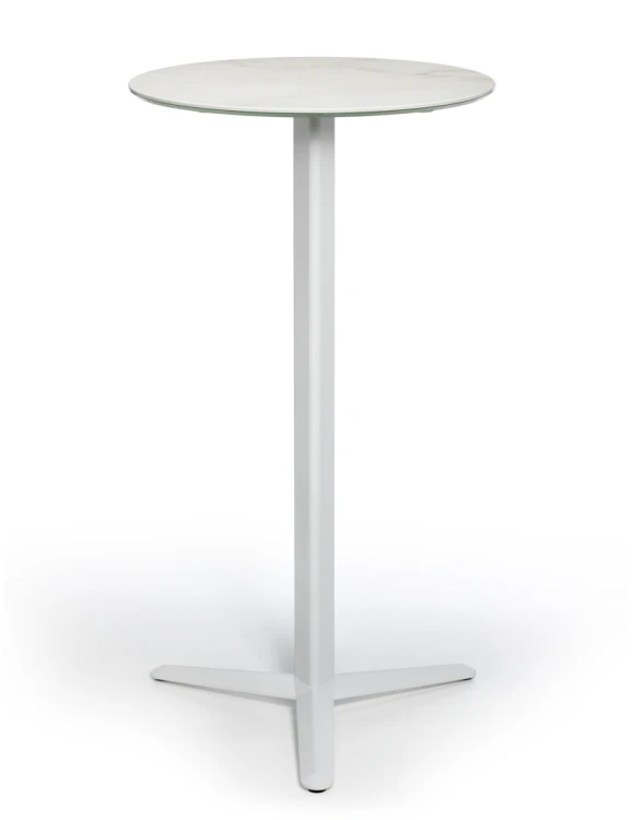 stolik barowy Arket, stolik Gaber, stolik ze stali, stolik outdoorowy, stolik odporny na warunki atmosferyczne, stolik na taras, stolik do przestrzeni komercyjnych, włoski design, gres porcelanowy