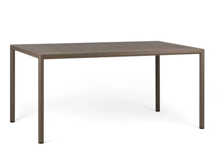 stół Piave, Nardi, stół ogrodowy, stół na taras, stół z laminatu, stół aluminiowy, stół odporny na warunki atmosferyczne, odporny na deszcz, odporny na pleśń, odporny na UV, nowoczesny stół, włoski design