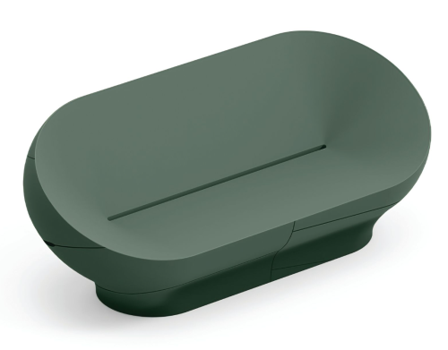 sofa Vera, sofa Lyxo Design, sofa z tworzywa, nowoczesna sofa, sofa tarasowa, sofa outdoorowa, sofa do ogródka restauracyjnego