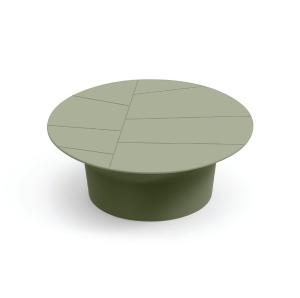 Stolik kawowy Vera zielony AGT - Lyxo Design