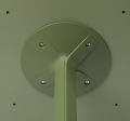 podstawa stołu Frasca Mini Fix, podstawa aluminiowa malowana proszkowo, podstawa do mebli outdoor, podstawa odporna na warunki atmosferyczne, podstawa nowoczesna, podstawa Nardi