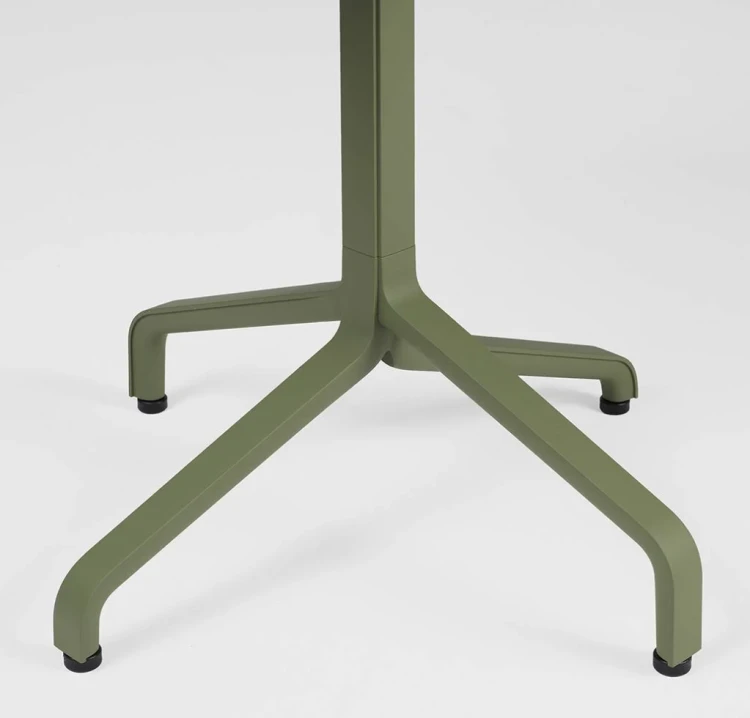podstawa stołu Frasca Mini Folding, podstawa aluminiowa malowana proszkowo, podstawa do mebli outdoor, podstawa odporna na warunki atmosferyczne, podstawa nowoczesna, podstawa Nardi