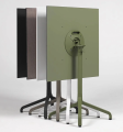podstawa stołu Frasca Mini Folding, podstawa aluminiowa malowana proszkowo, podstawa do mebli outdoor, podstawa odporna na warunki atmosferyczne, podstawa nowoczesna, podstawa Nardi