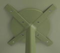 podstawa stołu barowego Frasca High Fix, podstawa stołu barowego, podstawa aluminiowa malowana proszkowo, podstawa do mebli outdoor, podstawa odporna na warunki atmosferyczne