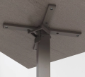 podstawa stołu Ibisco High, podstawa stołu barowego, podstawa aluminiowa malowana proszkowo, podstawa do mebli outdoor, podstawa odporna na warunki atmosferyczne