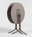 podstawa stołu Flute, podstawa stołu, podstawa aluminiowa malowana proszkowo, podstawa do mebli outdoor, podstawa odporna na warunki atmosferyczne