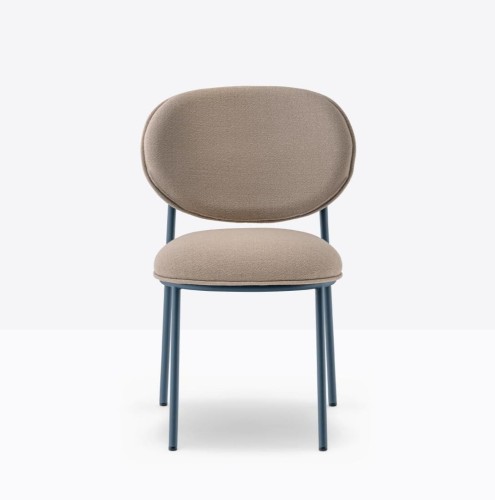 krzesło Pedrali, krzesło Stiel, krzesło tapicerowane, włoski design, stalowa rama, krzesło do jadalni, krzesło do restauracji, nowoczesne krzesło, minimalistyczny design