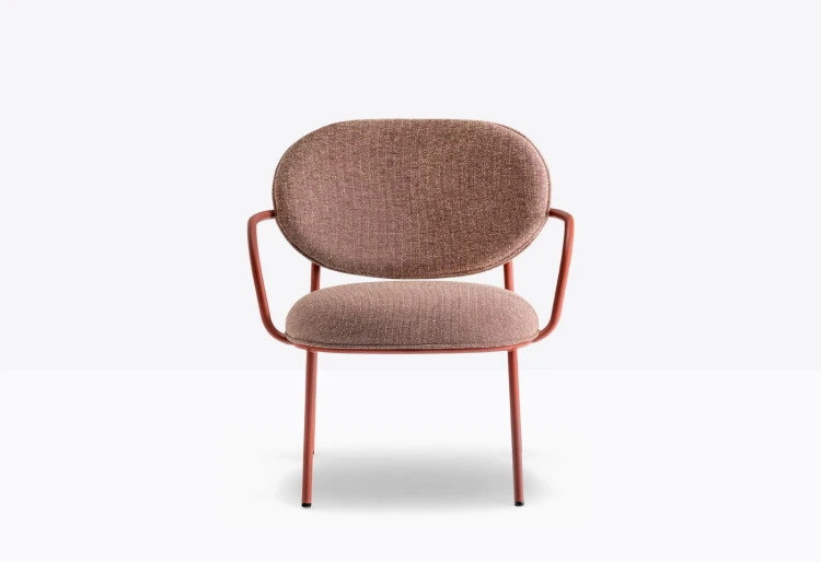 krzesło Pedrali, krzesło Stiel, krzesło tapicerowane, włoski design, stalowa rama, krzesło do jadalni, krzesło do restauracji, nowoczesne krzesło, minimalistyczny design