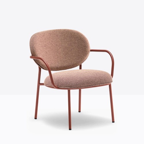 krzesło Pedrali, krzesło Stiel, krzesło tapicerowane, włoski design, stalowa rama, krzesło do jadalni, krzesło do restauracji, nowoczesne krzesło, minimalistyczny design