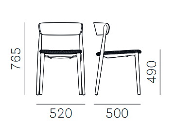 krzesło Nemea, krzesło Pedrali, krzesło drewniane, krzesło jesionowe, krzesło do jadalni, krzesło do kuchni, krzesło styl skandynawski, włoski design, nowoczesny design