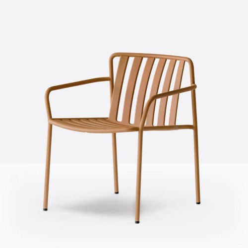 krzesło Coney, krzesło Pedrali, krzesło metalowe, krzesło outdoorowe, krzesło tarasowe, krzesło do przestrzeni komercyjnych, krzesło sztaplowane