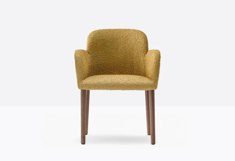 krzesło Opale, krzesło Pedrali, włoski design, krzesło tapicerowane, drewno jesionowe, drewno orzechowe, nowoczesne krzesło, eleganckie krzesło