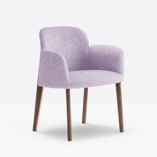 krzesło Opale, krzesło Pedrali, włoski design, krzesło tapicerowane, drewno jesionowe, drewno orzechowe, nowoczesne krzesło, eleganckie krzesło