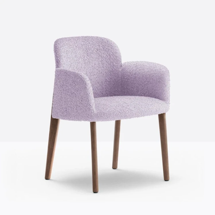 krzesło Opale, krzesło Pedrali, włoski design, krzesło tapicerowane, drewno jesionowe, drewno orzechowe, nowoczesne krzesło, eleganckie krzesło